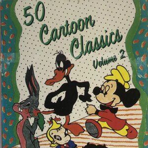 50 Cartoon Classics-Volume 2 VHS-VERY RARE